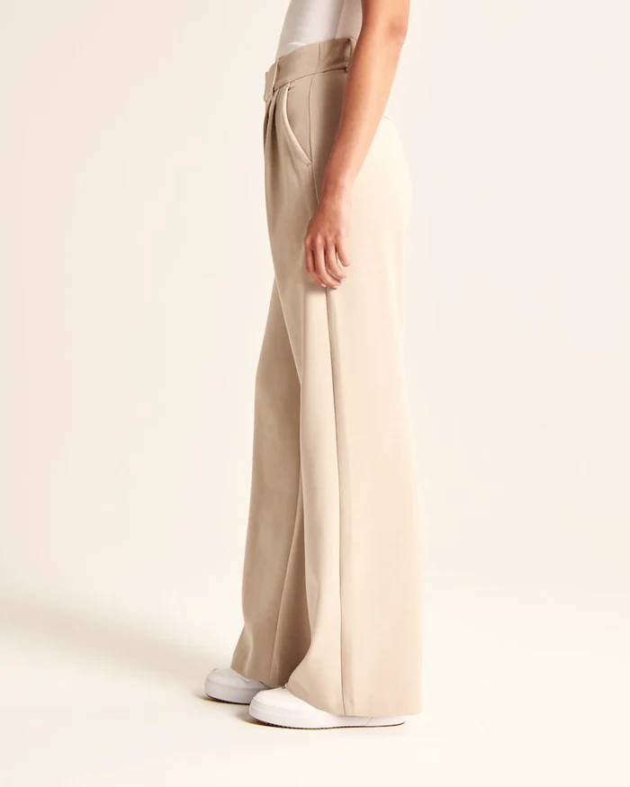 Lamoura | Comfortabele Wide-Leg Broek met Hoge Taille