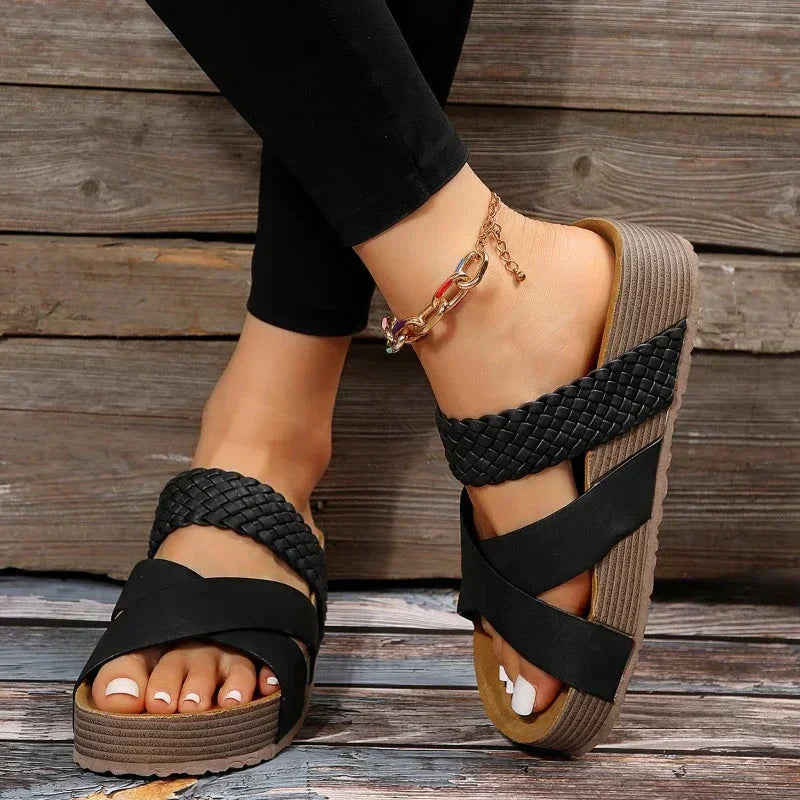 Lamoura | Stevige Dames Sandalen