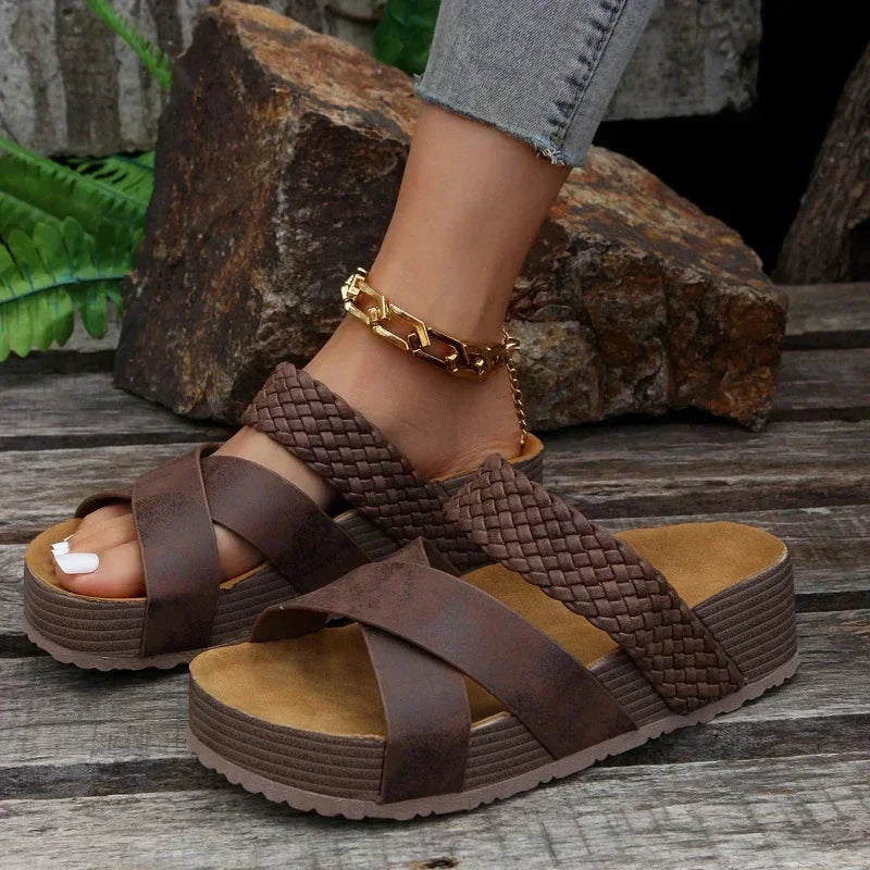 Lamoura | Stevige Dames Sandalen
