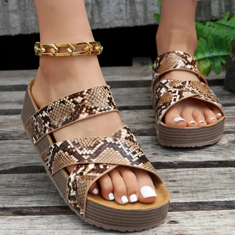 Lamoura | Stevige Dames Sandalen