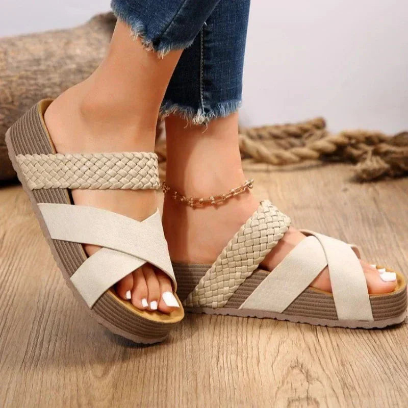 Lamoura | Stevige Dames Sandalen