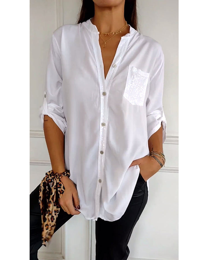 Lamoura | Blouse Met Glitters