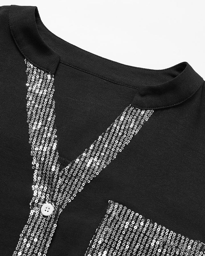 Lamoura | Blouse Met Glitters