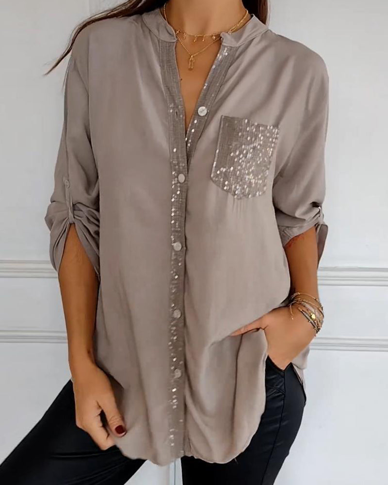 Lamoura | Blouse Met Glitters