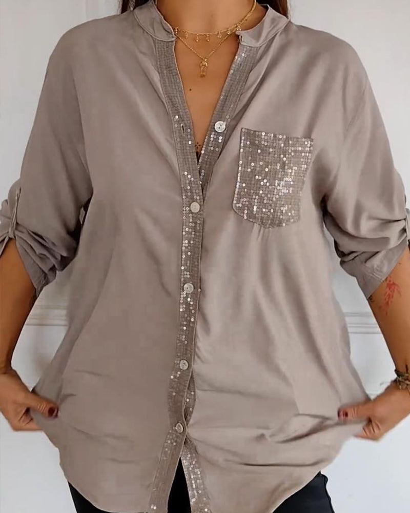 Lamoura | Blouse Met Glitters