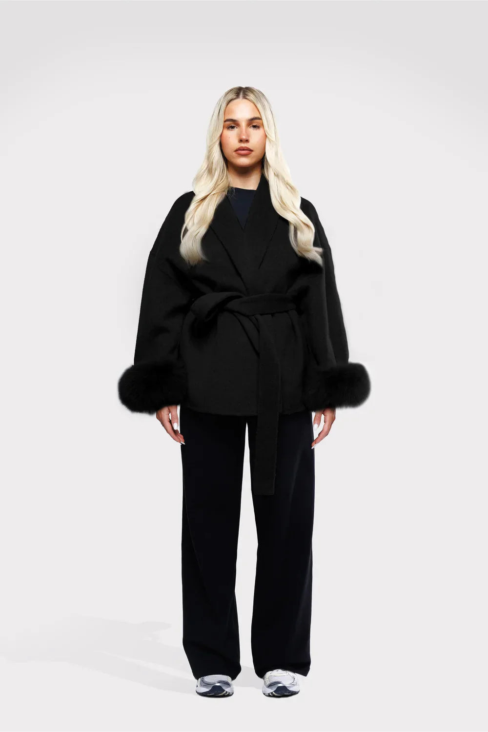 Lamoura | Luxe Winterjas Met Bont