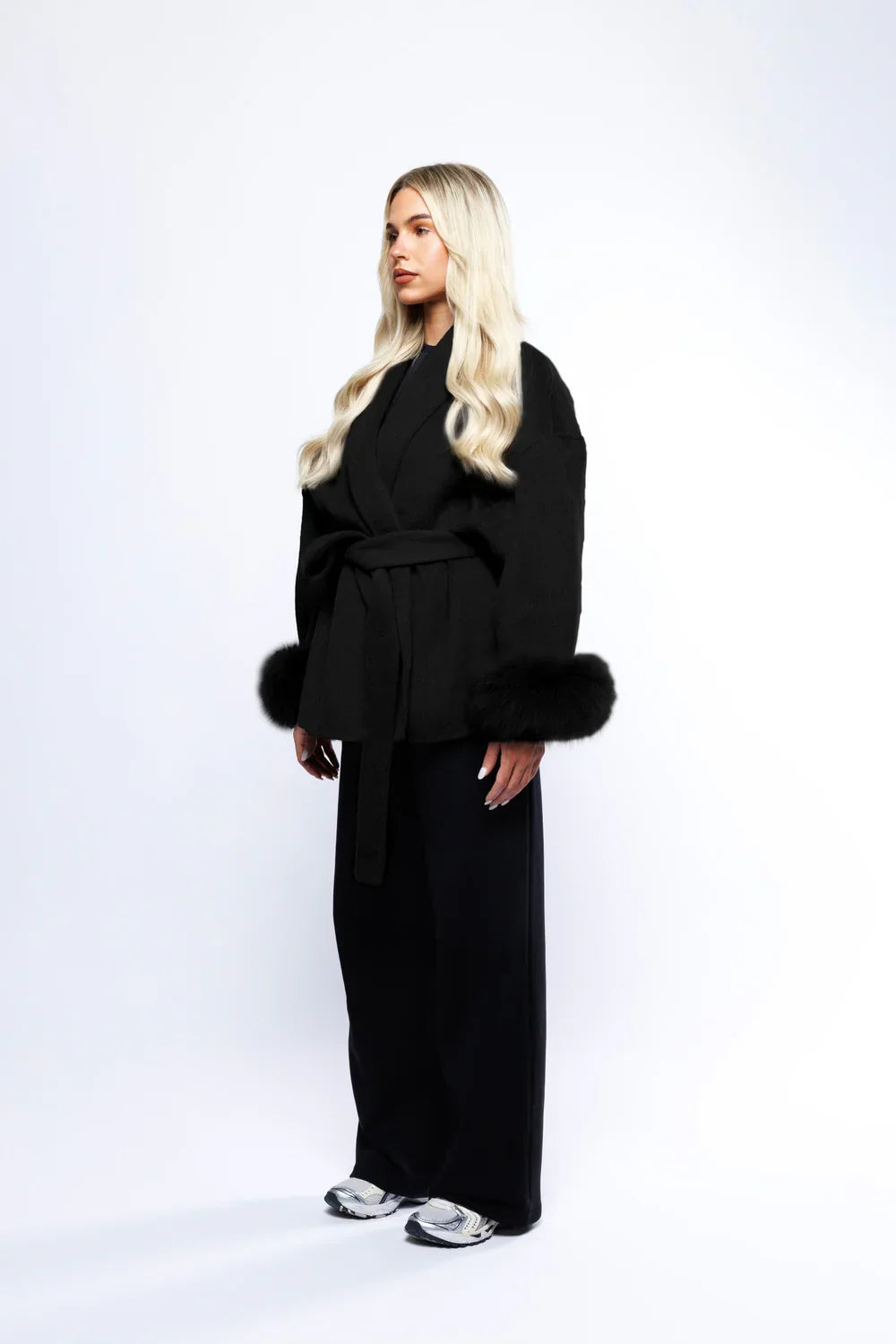 Lamoura | Luxe Winterjas Met Bont