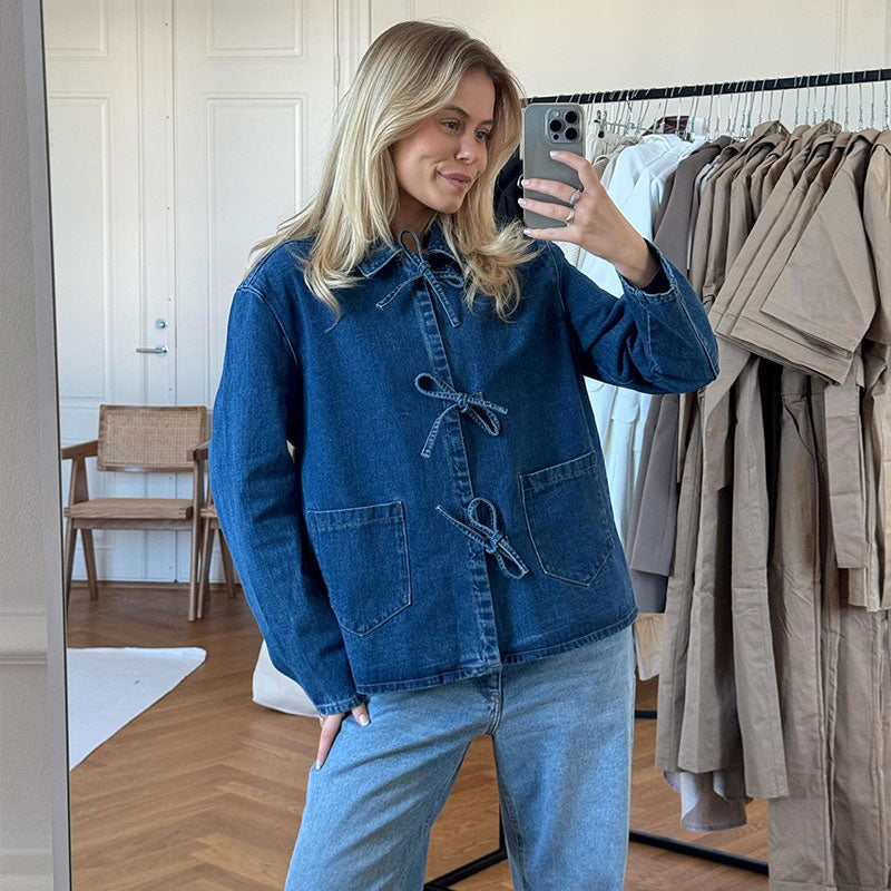 Lamoura | Denim Spijker Blazer