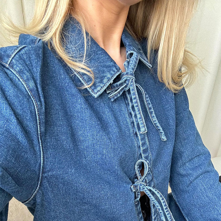 Lamoura | Denim Spijker Blazer
