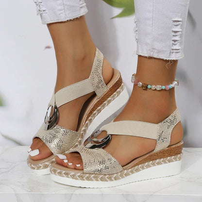 Lamoura |  Zomerse Sleehak Sandalen