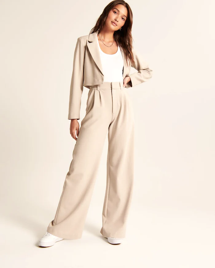 Lamoura | Comfortabele Wide-Leg Broek met Hoge Taille