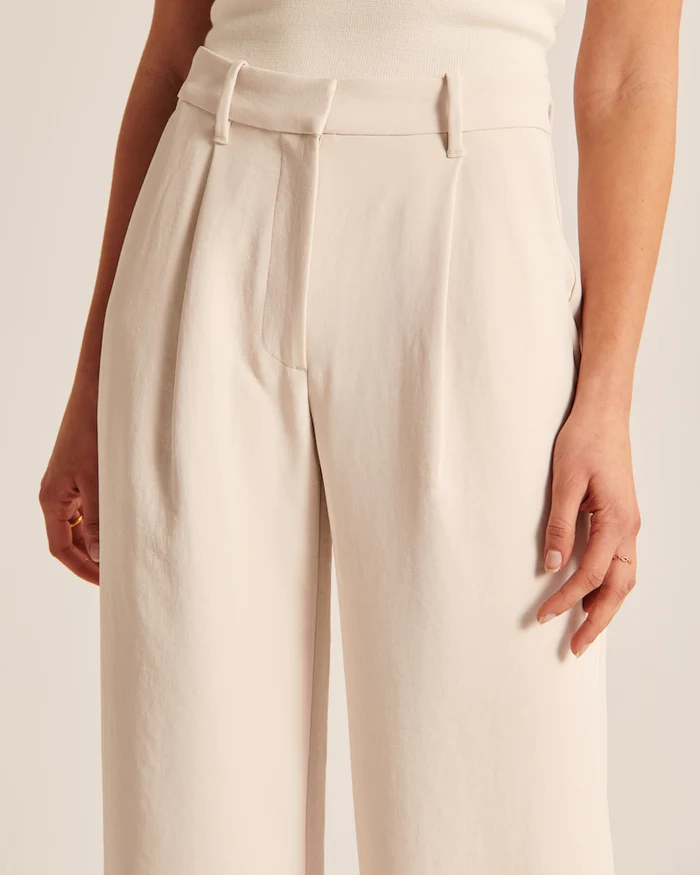 Lamoura | Comfortabele Wide-Leg Broek met Hoge Taille