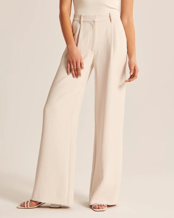 Lamoura | Comfortabele Wide-Leg Broek met Hoge Taille