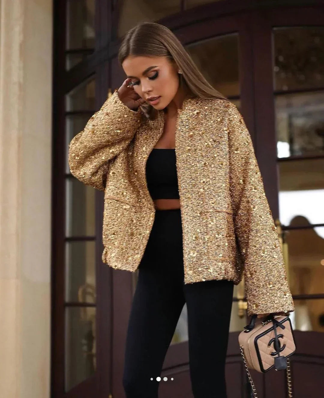 Lamoura| Glitter Bomberjack