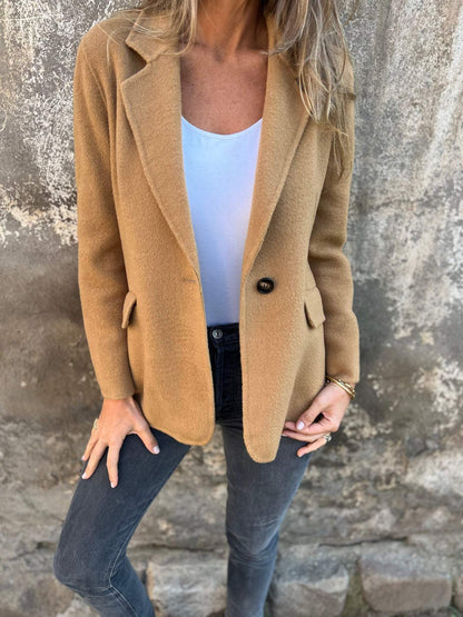 Chantal | Blazer met Één Knoop