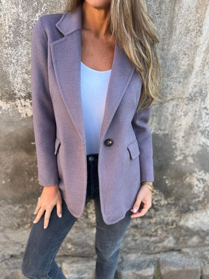 Chantal | Blazer met Één Knoop