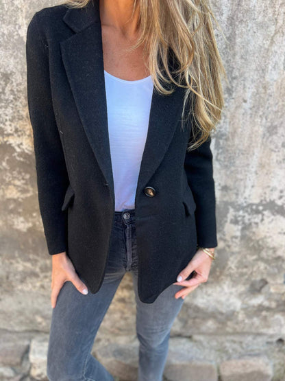 Chantal | Blazer met Één Knoop