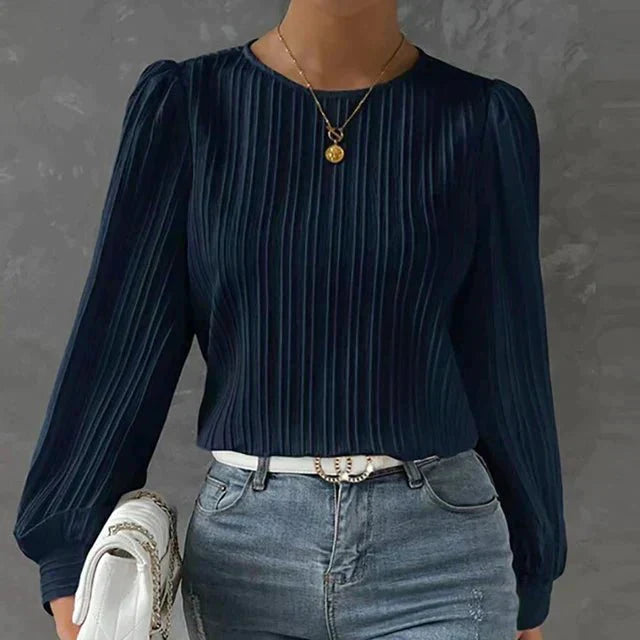 Carina Textur-Bluse