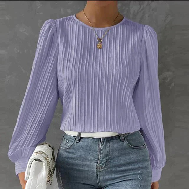 Carina Textur-Bluse